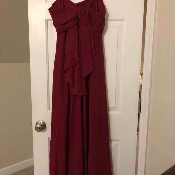 Burgundy Formal Gown - Picture 3 of 8